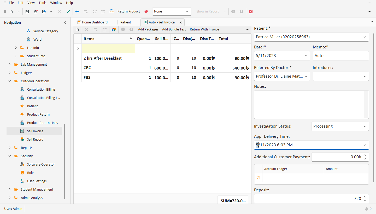 Billing and Invoicing - MediManage Pro, DevExpress Case-Study