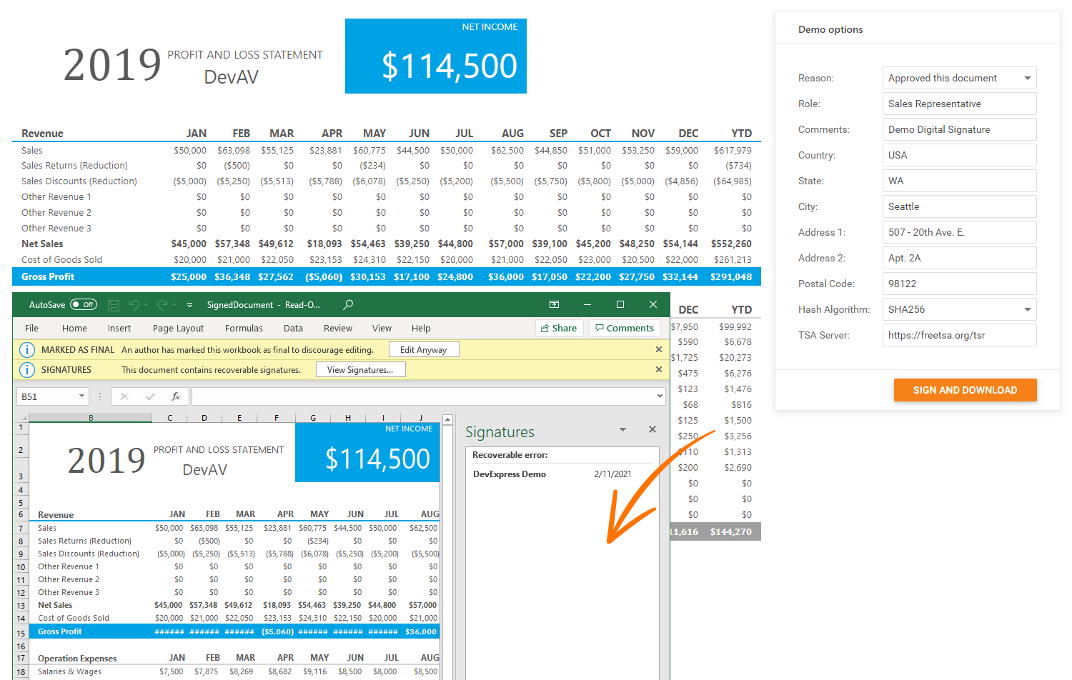 Digital Signatures - Office File API