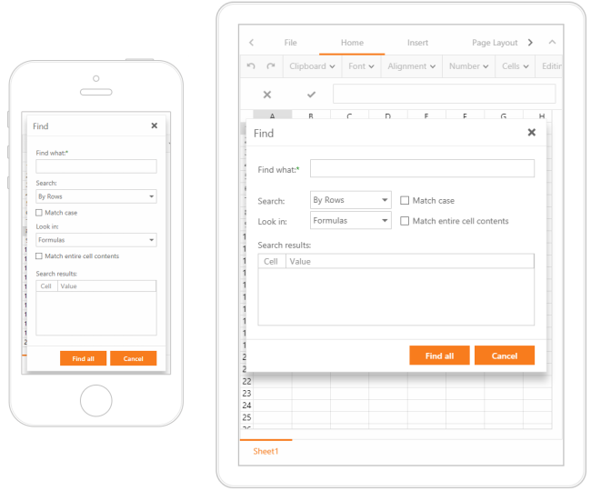 ASP.NET Spreadsheet - Adaptivity | DevExpress