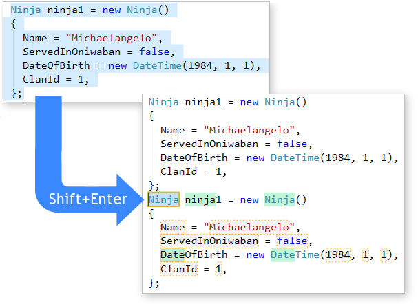 Smart Duplicate Line Improvements - DevExpress | CodeRush