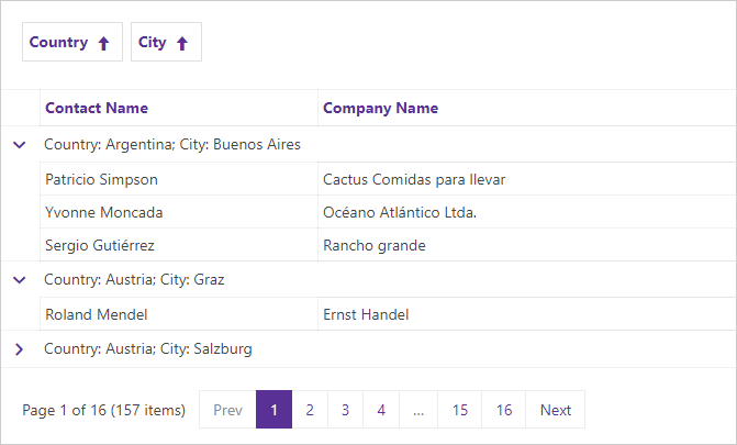 ASP.NET Core Bootstrap GridView - Merged Column Grouping | DevExpress