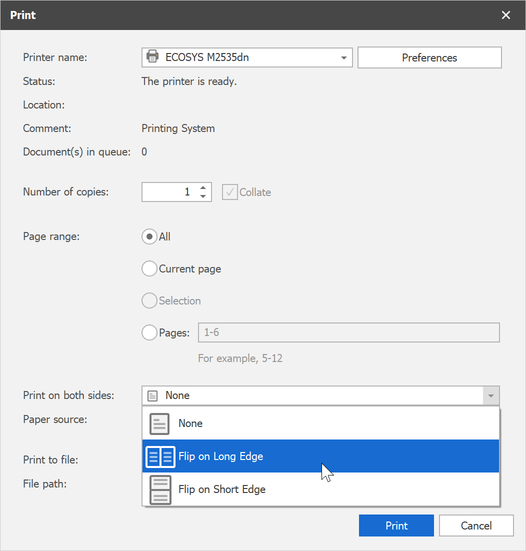 .NET Reporting - Duplex Printing | DevExpress