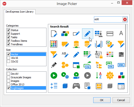VCL Icon Library - New SVG Images, DevExpress