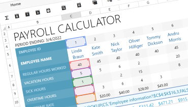 ASP.NET Core Spreadsheet Demo | DevExpress