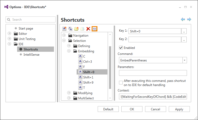 Selection Embedding