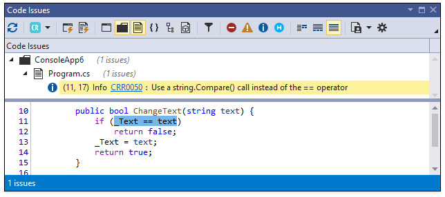 String.Compare - CodeRush, DevExpress