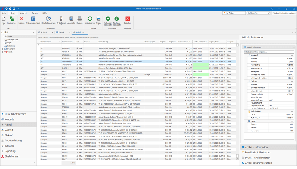 Warehouse: VenDoc Software - XAF | DevExpress