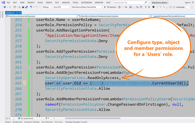 Role-Based Access Control with Multi-Database Permission Storage - XAF, DevExpress