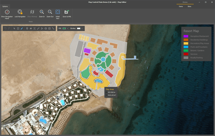 Powerful Visual Experience - WinForms Map Control | DevExpress