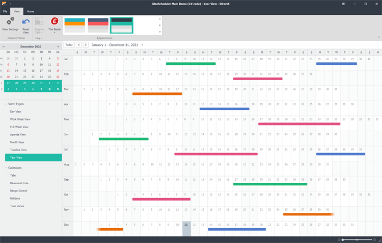 Appearance Customization - WinForms Scheduler Control | DevExpress