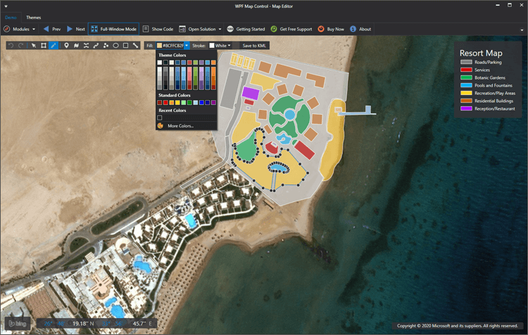 Powerful Visual Experience - WPF Map Control | DevExpress