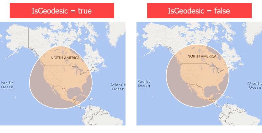 MapEllipse - Geodesic Shape Layout - WinForms Map Control | DevExpress