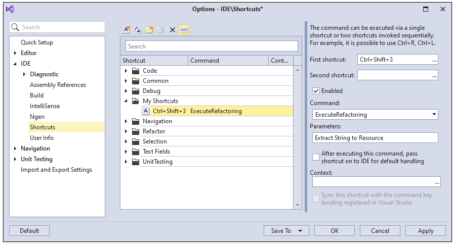 IDE Shortcuts - CodeRush | DevExpress