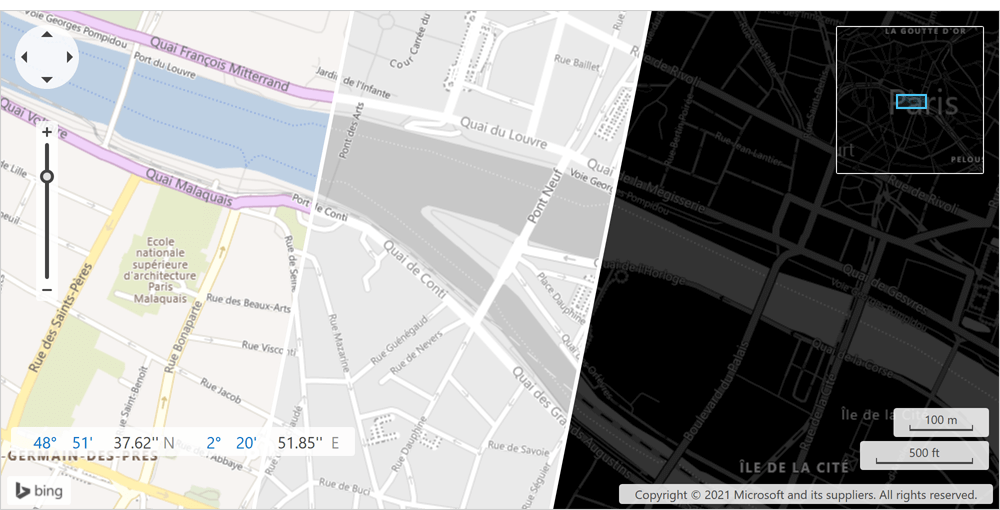 BingMap Types - WPF Map | DevExpress