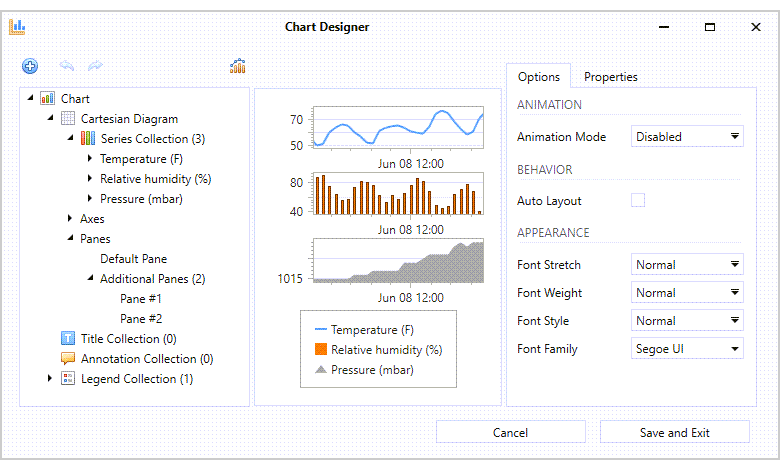 Chart Designer - XAML Designer Extensions for NET 5 and NET 6 | DevExpress