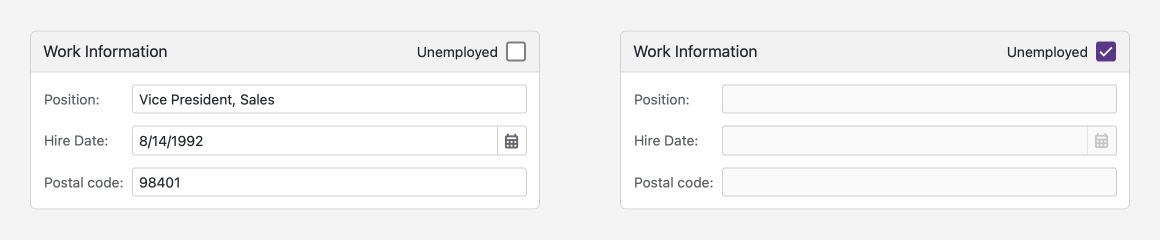 Templates - Blazor Form Layout, DevExpress