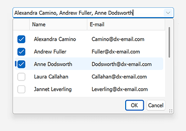 WinForms Lookup Editor – Multiple Item Selection, DevExpress