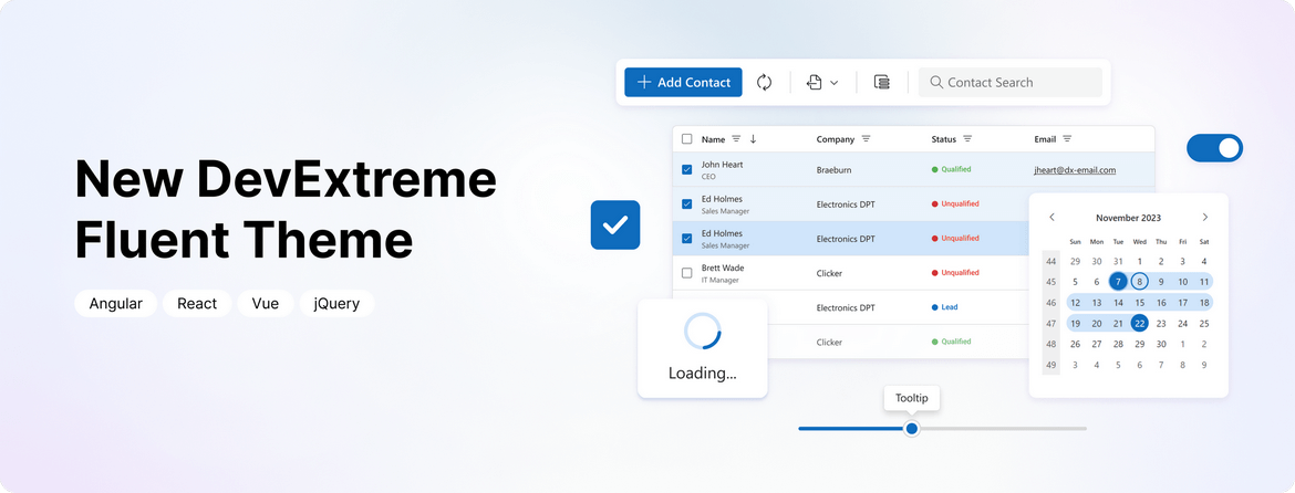 Fluent Themes - DevExtreme, DevExpress