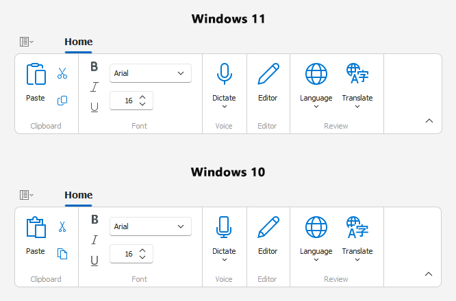 Font Icon Images - WinForms Ribbon UI, DevExpress