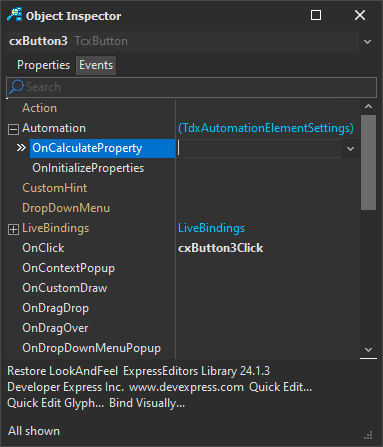 Accessibility Enhancements - VCL Components, DevExpress