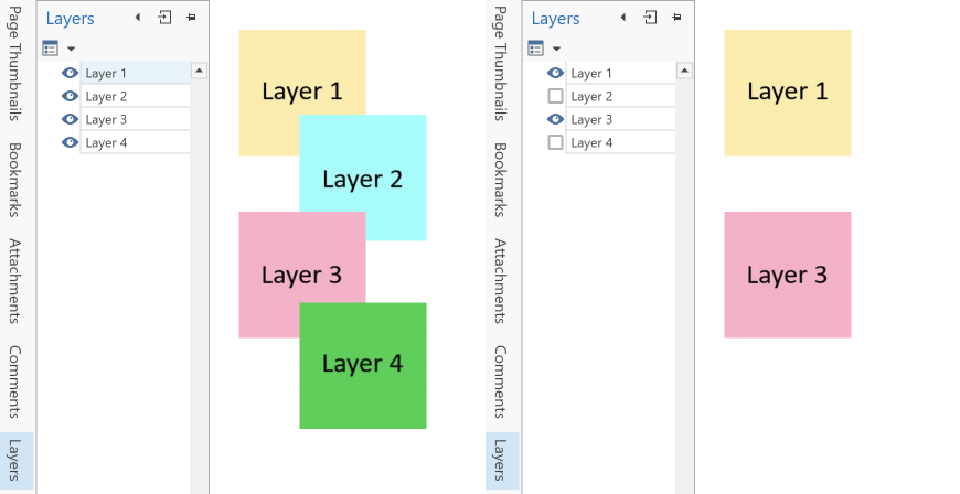 Layers - WPF PDF Viewer, DevExpress