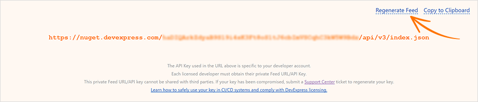 Regenerate Your NuGet API Key (Feed)