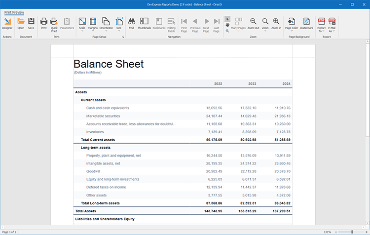 Report Types - .NET Reporting Tools | DevExpress