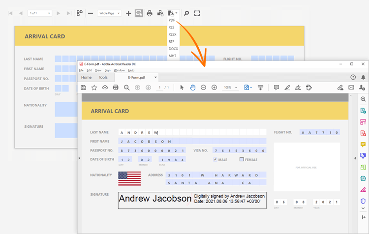 Export to PDF - .NET Reporting Tools | DevExpress