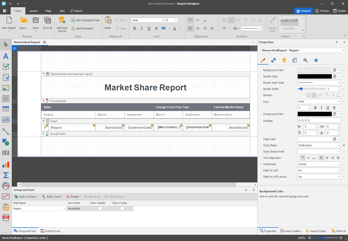 WinForms End-User Report Designer | DevExpress