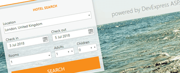 ASP.NET Hotel Booking - Touch Demo | DevExpress