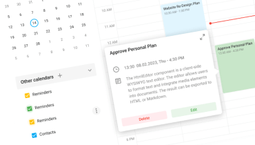 Scheduler and Calendar Templates | DevExpress