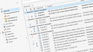 VCL Mail Client Application | DevExpress