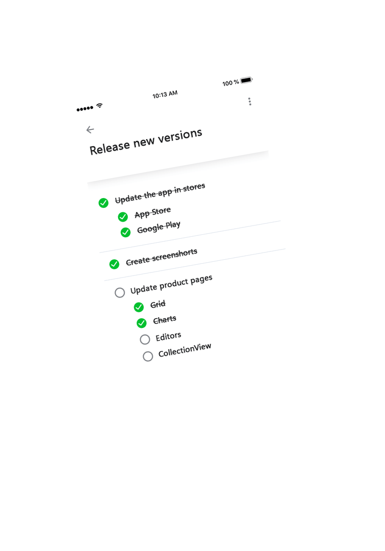 Xamarin.Forms Numeric Editor - iOS App, DevExpress